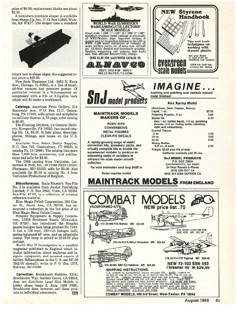 FineScale Modeler 1988-08 (Vol06-04)